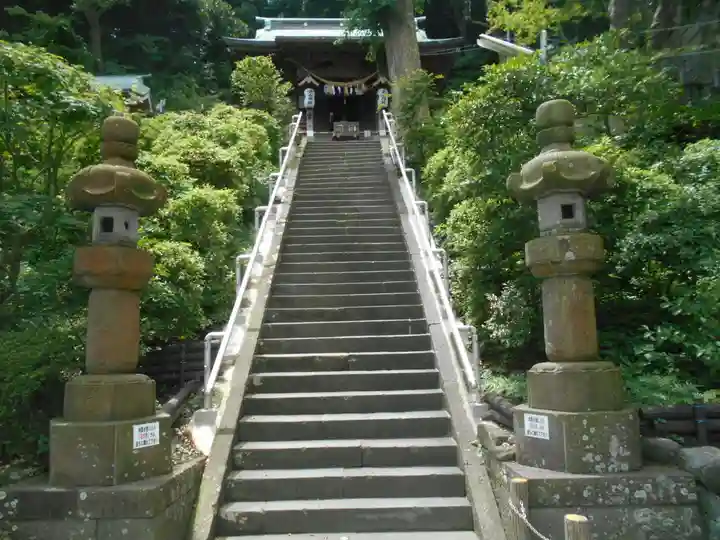 走水神社の景色