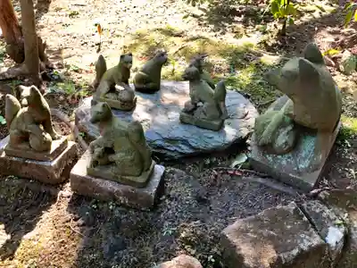 白金氷川神社の狛犬