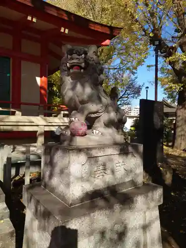 戸部杉山神社の狛犬
