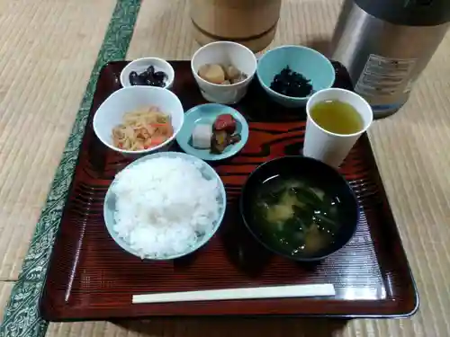 七面山敬慎院の食事