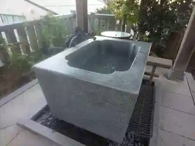 毛谷黒龍神社の手水舎