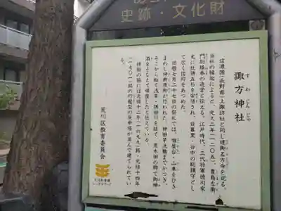諏方神社(東京都)