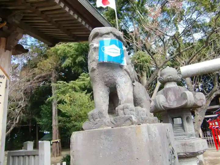 常陸第三宮 吉田神社の狛犬