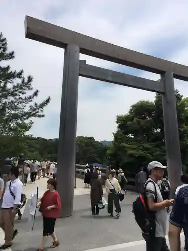 伊勢神宮内宮（皇大神宮）の鳥居