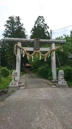 黒川神社の鳥居