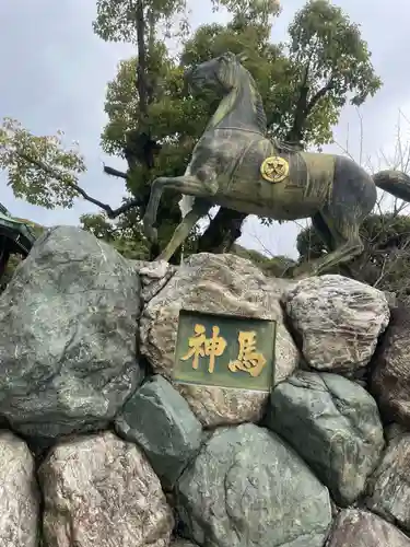 真清田神社の狛犬