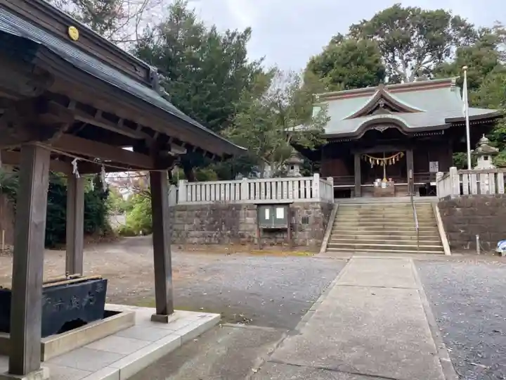 五霊神社の手水舎