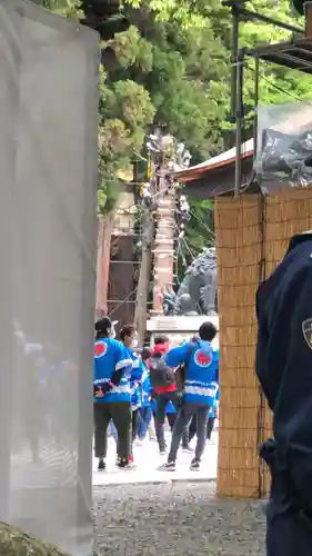 諏訪大社下社秋宮のお祭り