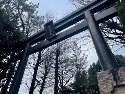 諏訪神社の鳥居
