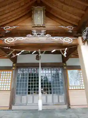 早来神社の本殿・本堂