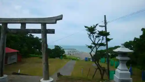 門別稲荷神社の景色