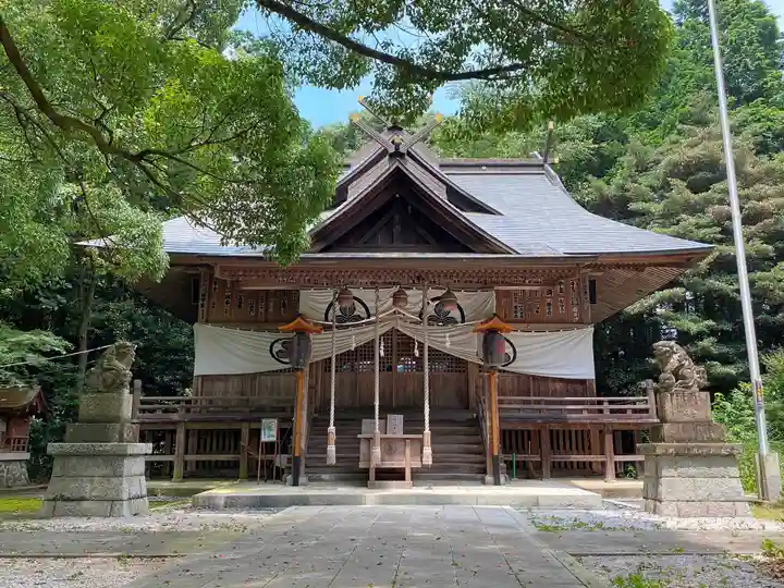 阿伎留神社の本殿・本堂