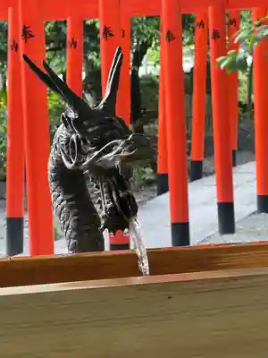 來宮神社の手水舎