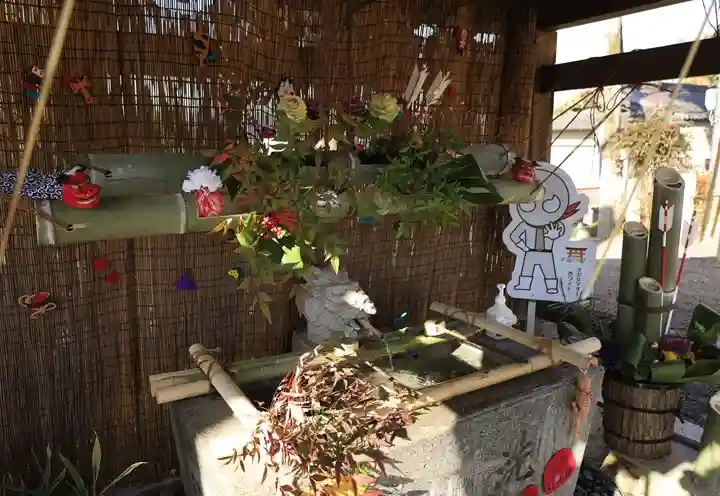 玉田神社の手水舎