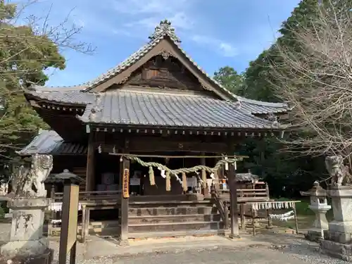 曽許乃御立神社の本殿・本堂