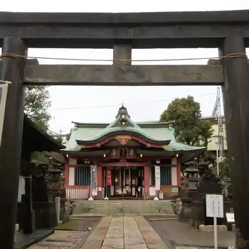 鮫州八幡神社の鳥居