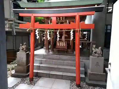 築土神社の鳥居