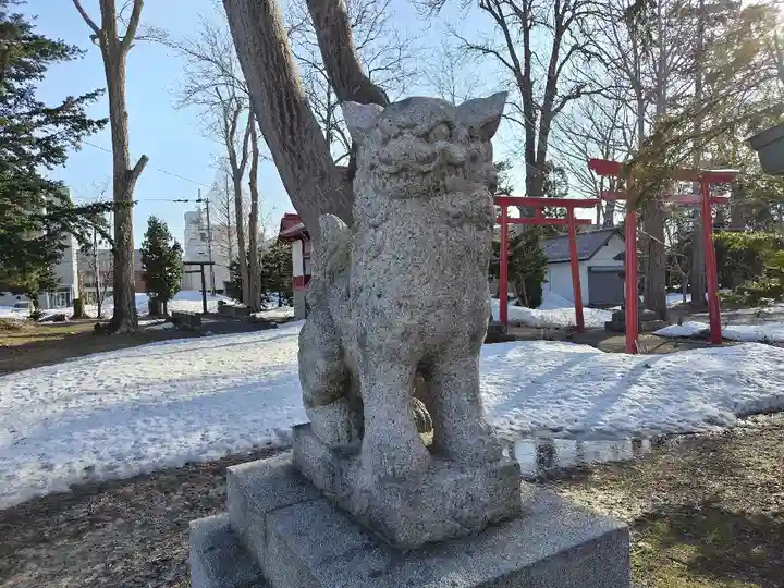 空知神社の狛犬