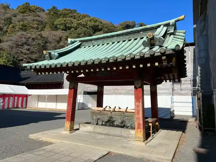 静岡浅間神社の手水舎