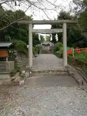 赤尾渋垂郡辺神社の鳥居