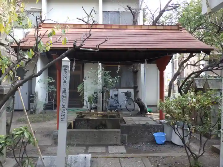 松原神社の手水舎