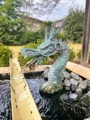 姫宮神社の手水舎