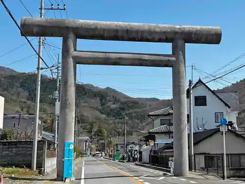 山梨縣護國神社の鳥居