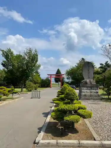 美瑛神社の庭園