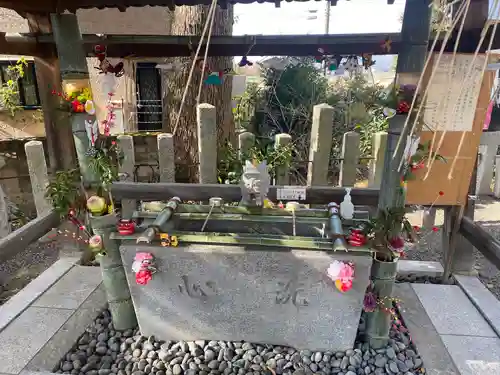 玉田神社の手水舎