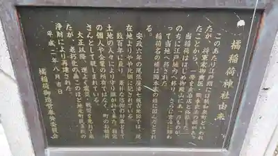 橘稲荷神社の歴史