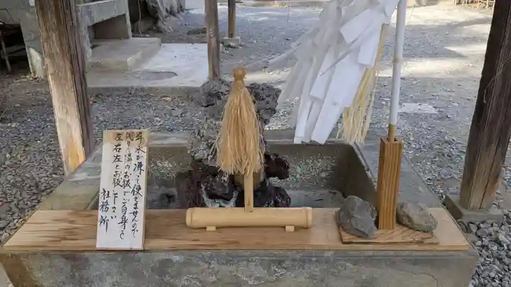 椋神社の手水舎