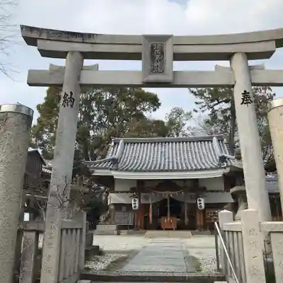 水堂須佐男神社の鳥居