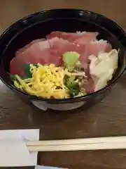 神場山神社の食事