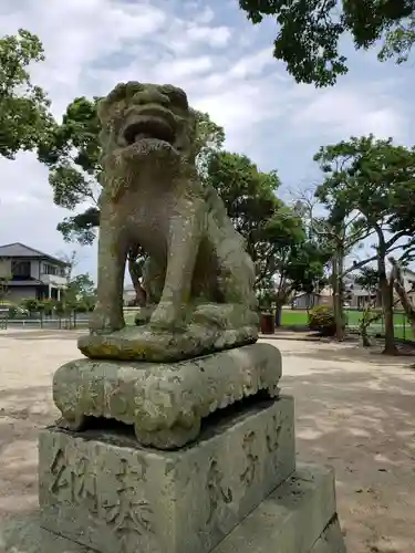 田脇日吉神社の狛犬