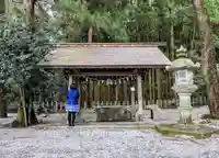 賀毛神社の手水舎