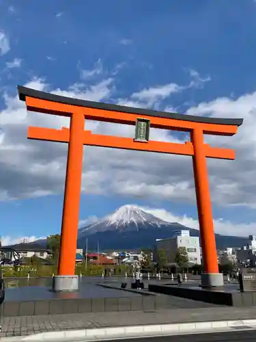 富士山本宮浅間大社の鳥居