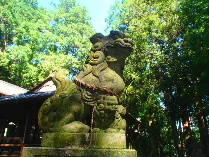 舟森山武並神社の狛犬