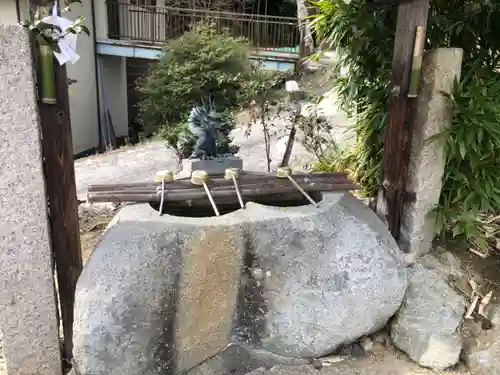 皷神社の手水舎