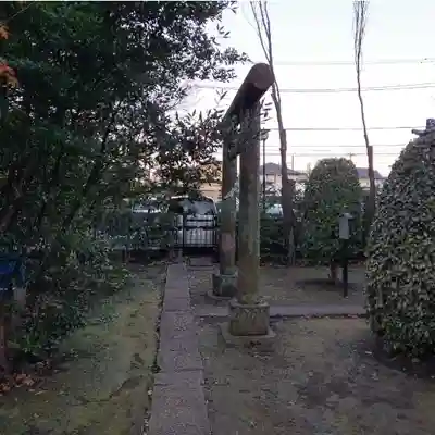 下石神井御嶽神社の鳥居