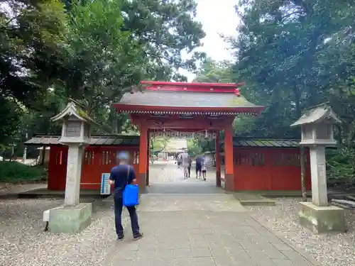 息栖神社の山門