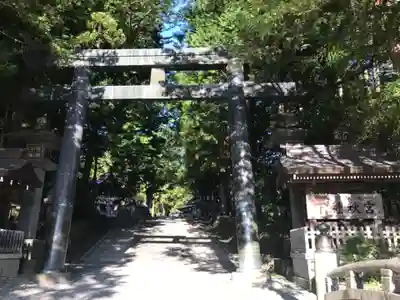 諏訪大社下社秋宮の鳥居