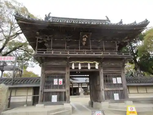 松原八幡神社の山門・神門