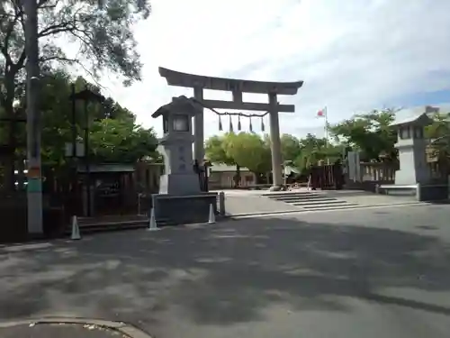 難波大社　生國魂神社の鳥居