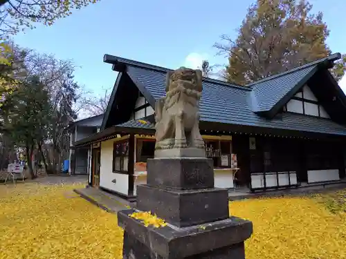 上川神社頓宮の狛犬