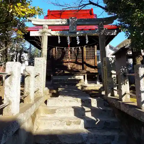 柿の木坂北野神社の鳥居