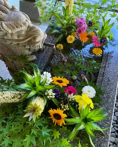 滑川神社 - 仕事と子どもの守り神の手水