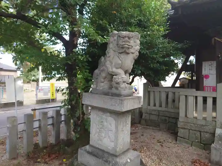 彌五騰社(矢作)の狛犬