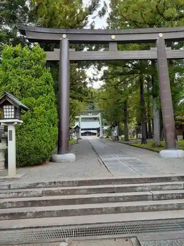 山梨縣護國神社の鳥居