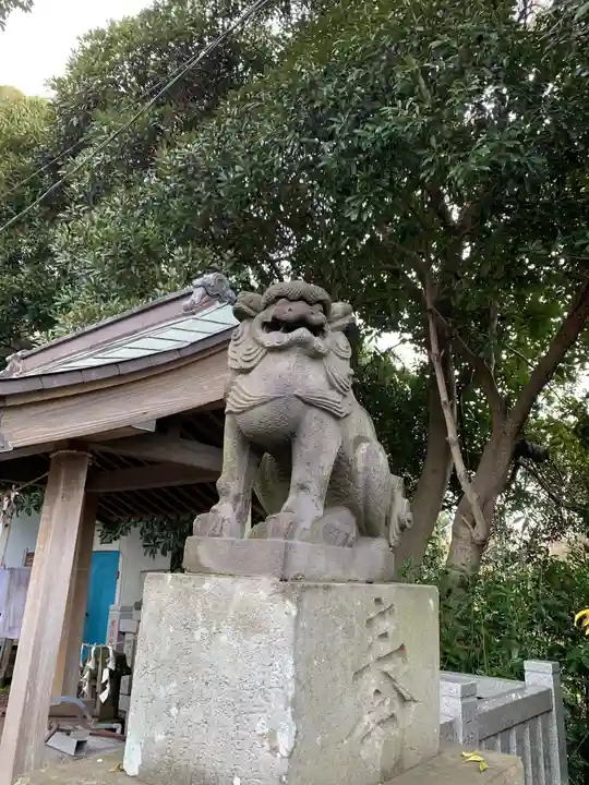 坂田八幡神社の狛犬