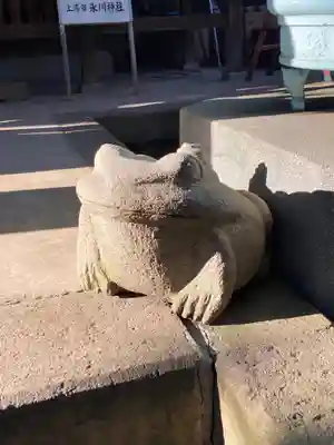 上高田氷川神社の狛犬